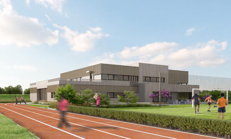 Nieuwbouw Academisch topsport-fysiotherapiepraktijk